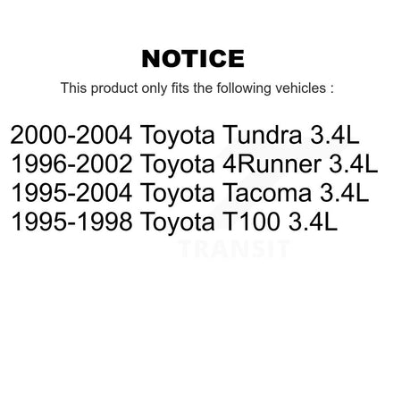 Engine Crankshaft Position Sensor SEN-2CRK0302 For Toyota 4Runner Tacoma Tundra T100 3.4L