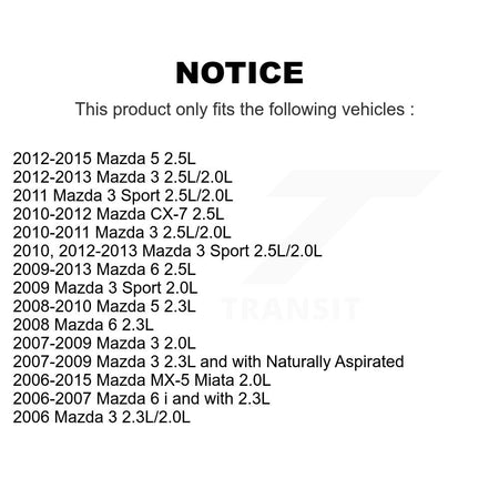 Engine Crankshaft Position Sensor SEN-2CRK0304 For Mazda 3 5 6 CX-7 MX-5 Miata Sport