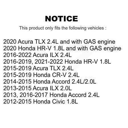 Engine Crankshaft Position Sensor SEN-2CRK0306 For Honda Civic CR-V HR-V Accord Acura TLX ILX