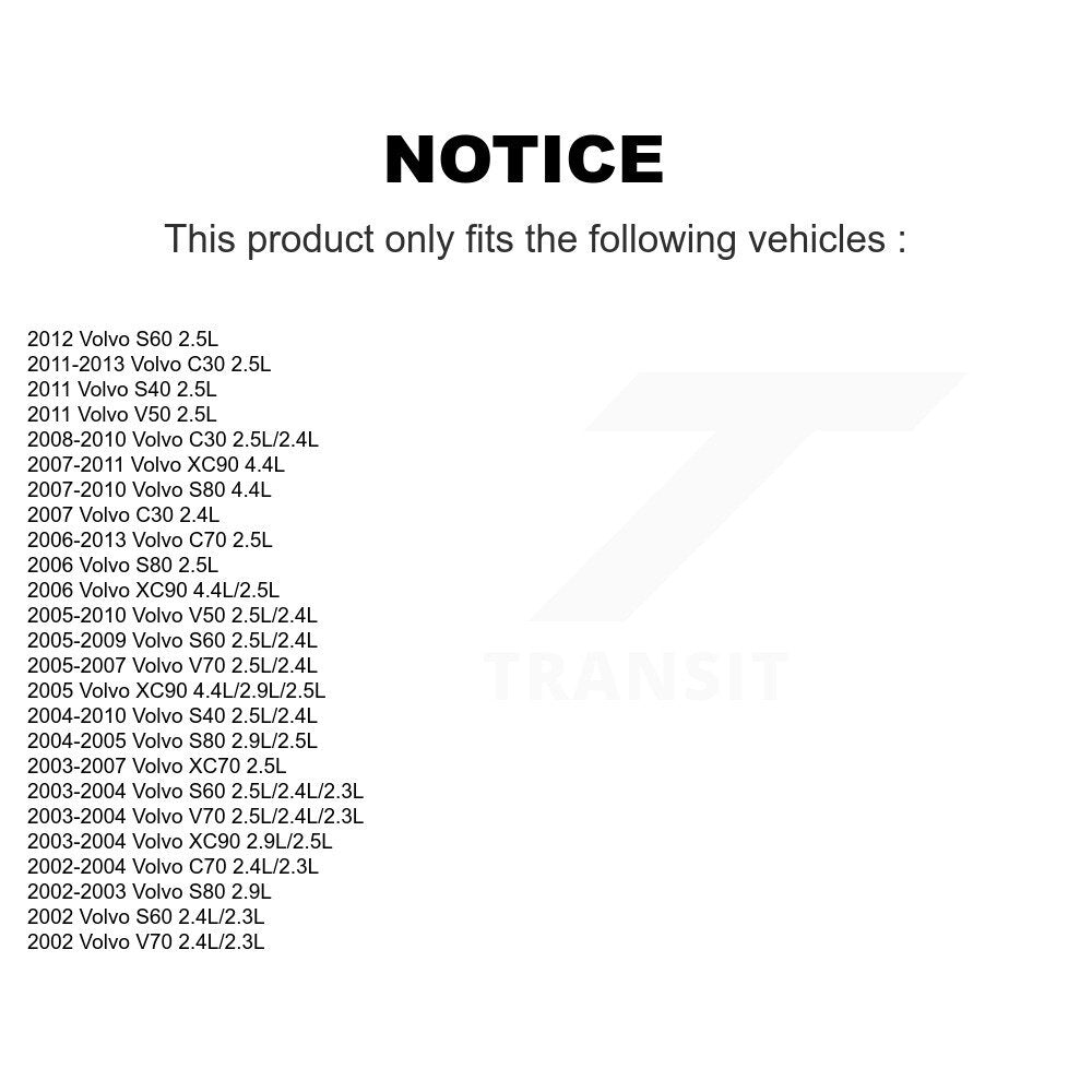 Engine Crankshaft Position Sensor SEN-2CRK0315 For Volvo XC90 S60 XC70 S40 C30 V70 V50 C70 S80