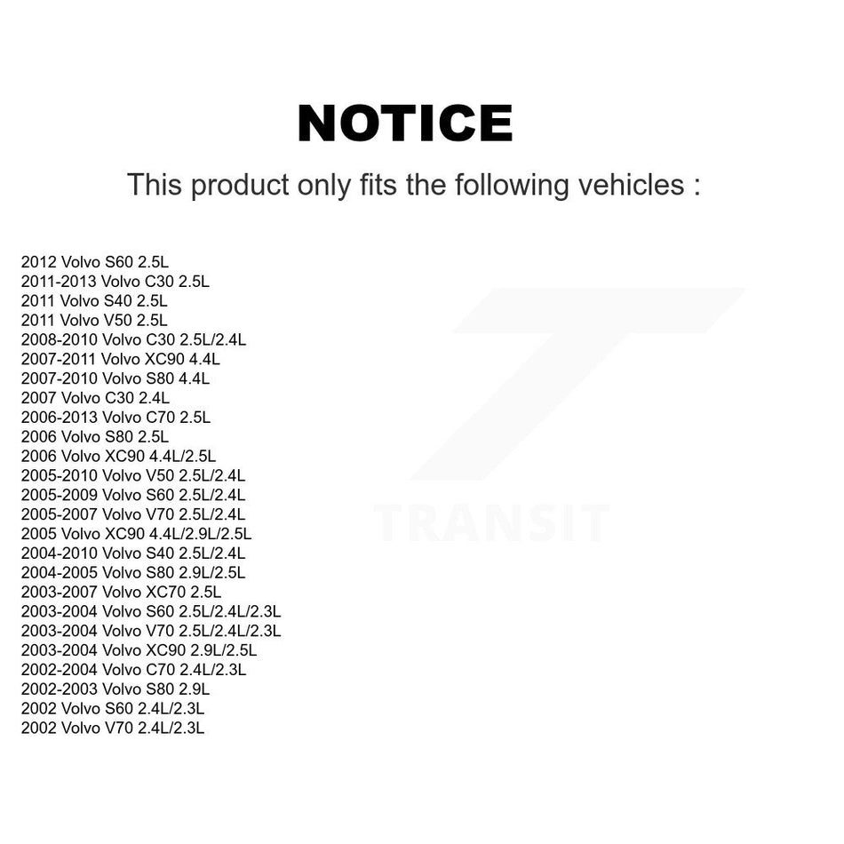 Engine Crankshaft Position Sensor SEN-2CRK0315 For Volvo XC90 S60 XC70 S40 C30 V70 V50 C70 S80