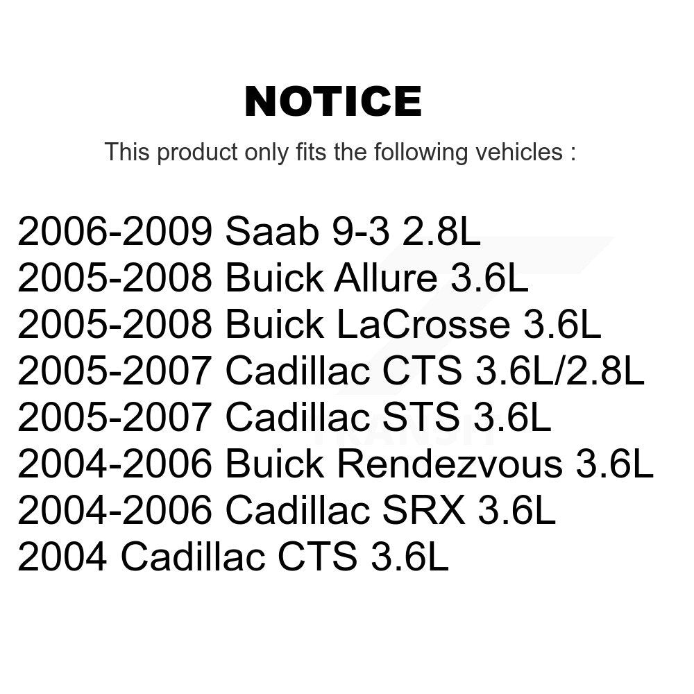 Engine Crankshaft Position Sensor SEN-2CRK0332 For Buick LaCrosse Cadillac Allure CTS Rendezvous 9-3