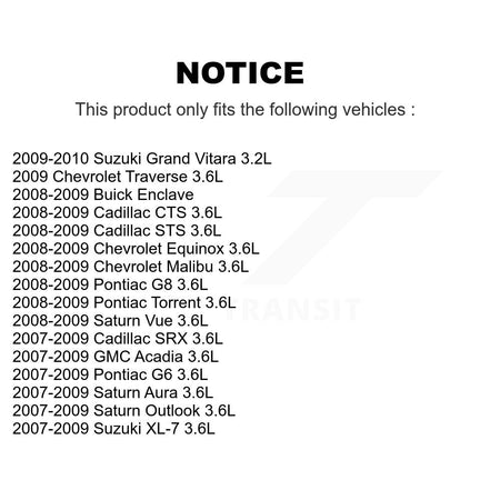 Engine Crankshaft Position Sensor SEN-2CRK0335 For Chevrolet Pontiac Malibu G6 Equinox Saturn GMC G8