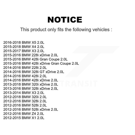 Engine Crankshaft Position Sensor SEN-2CRK0339 For BMW X3 328i xDrive X5 X1 320i 528i X4 428i 228i
