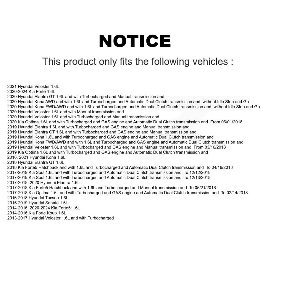 Engine Crankshaft Position Sensor SEN-2CRK0348 For Hyundai Elantra Kia Tucson Kona Forte Sonata Soul