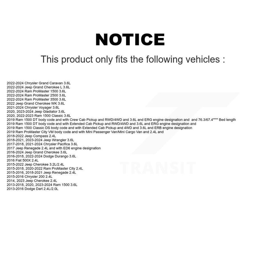Engine Crankshaft Position Sensor SEN-2CRK0358 For Ram Jeep 1500 Cherokee Classic Grand Wrangler 200