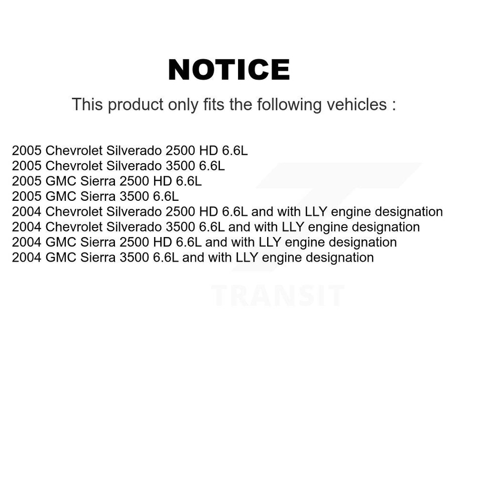 Engine Crankshaft Position Sensor SEN-2CRK0407 For GMC Chevrolet Sierra 2500 HD Silverado 3500