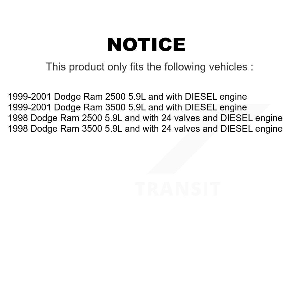Engine Crankshaft Position Sensor SEN-2CRK0444 For Dodge Ram 2500 3500