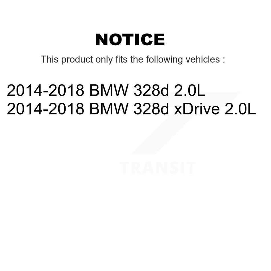 Engine Crankshaft Position Sensor SEN-2CRK0556 For 2014-2018 BMW 328d xDrive 2.0L