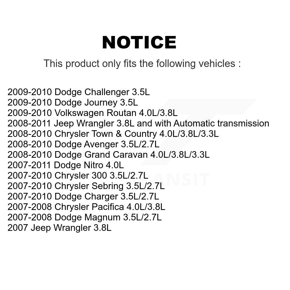 Engine Crankshaft Position Sensor SEN-2CRK0618 For Dodge Grand Caravan Chrysler Journey Jeep Sebring