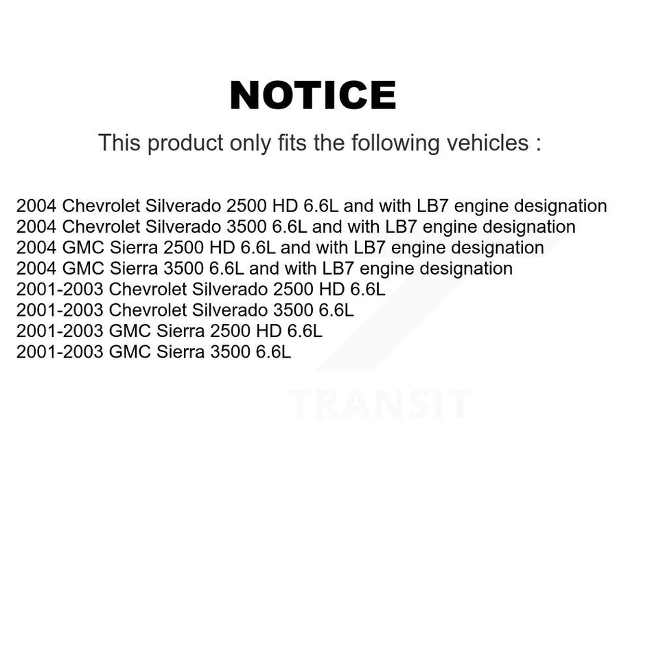 Engine Crankshaft Position Sensor SEN-2CRK0632 For GMC Chevrolet Sierra 2500 HD Silverado 3500
