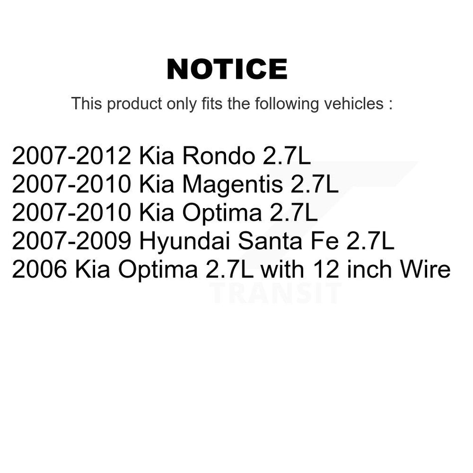 Engine Crankshaft Position Sensor SEN-2CRK0635 For Hyundai Santa Fe Kia Rondo Optima Magentis 2.7L