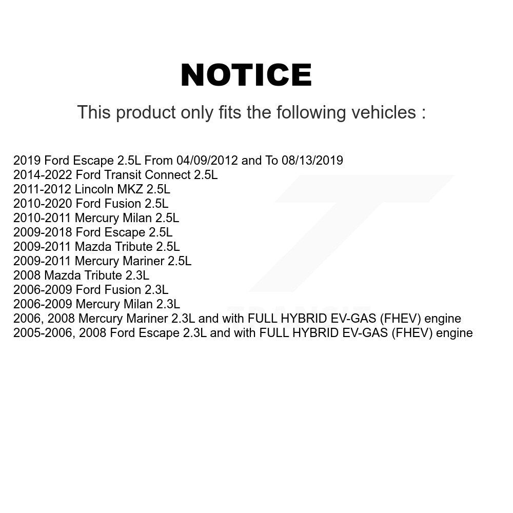Engine Crankshaft Position Sensor SEN-2CRK0639 For Ford Escape Fusion Transit Connect Mazda Tribute