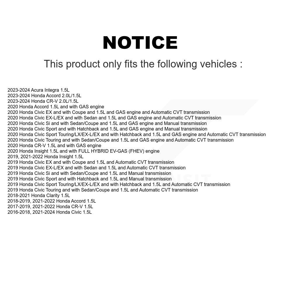 Engine Crankshaft Position Sensor SEN-2CRK0736 For Honda Civic CR-V Accord Clarity Acura Integra