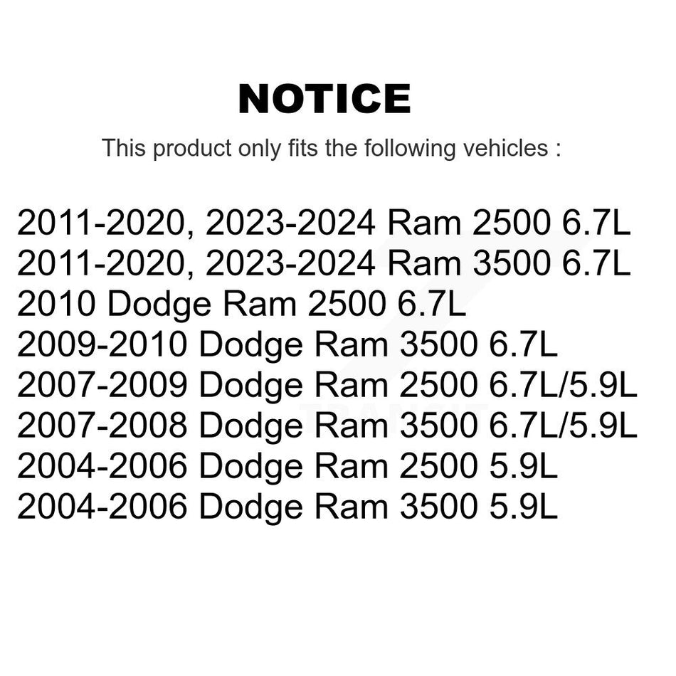 Engine Coolant Temperature Sensor SEN-2CTS0193 For Ram 2500 Dodge 3500