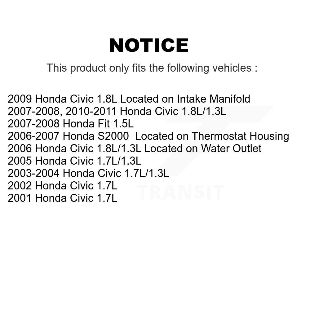 Engine Coolant Temperature Sensor SEN-2CTS0222 For Honda Civic S2000
