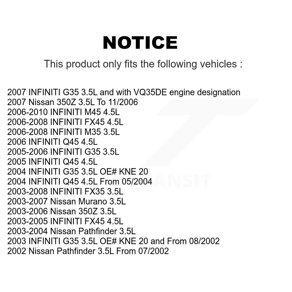 Ignition Knock (Detonation) Sensor SEN-2KNC0010 For Nissan INFINITI G35 Murano 350Z Pathfinder FX35