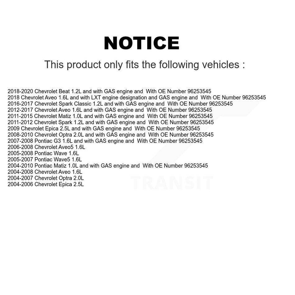 Ignition Knock (Detonation) Sensor SEN-2KNC0015 For Chevrolet Pontiac Wave Aveo Aveo5 Optra Suzuki