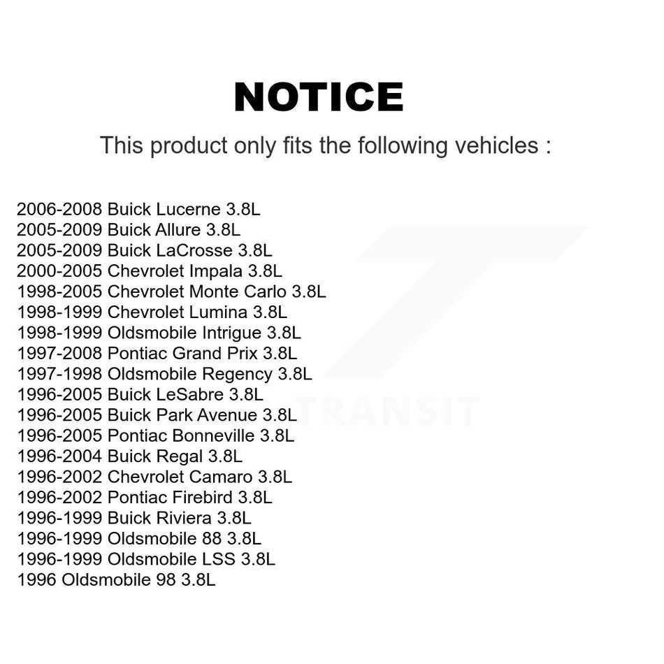 Ignition Knock (Detonation) Sensor SEN-2KNC0021 For Buick Pontiac Chevrolet Grand Prix LaCrosse Park