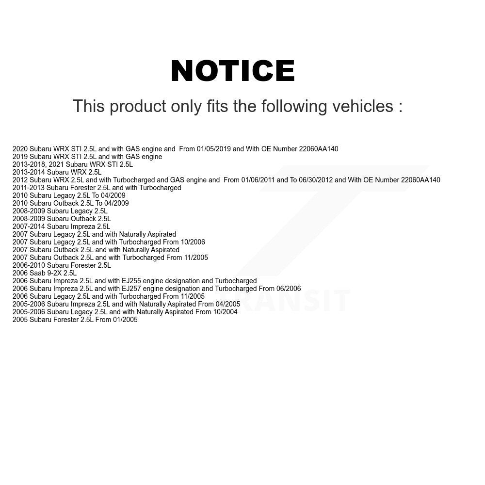 Ignition Knock (Detonation) Sensor SEN-2KNC0093 For Subaru Impreza Forester Outback Legacy WRX STI
