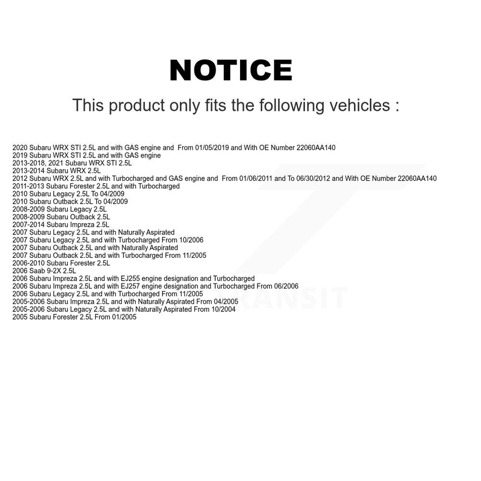 Ignition Knock (Detonation) Sensor SEN-2KNC0093 For Subaru Impreza Forester Outback Legacy WRX STI