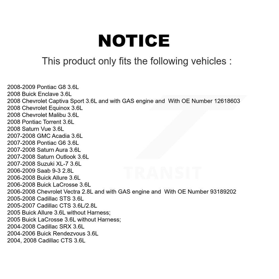 Ignition Knock (Detonation) Sensor SEN-2KNC0416 For Buick Pontiac LaCrosse Chevrolet Cadillac G6 CTS