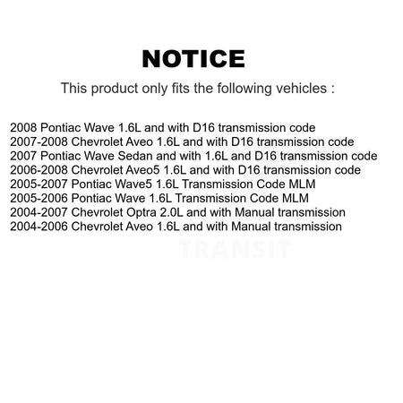 Vehicle Speed Sensor SEN-2VSS0032 For Chevrolet Pontiac Wave Aveo Aveo5 Optra Wave5