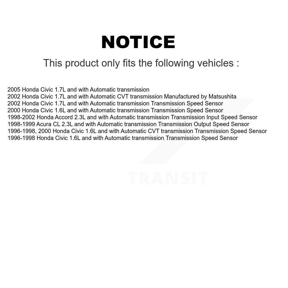 Speed Sensor SEN-2VSS0066 For Honda Civic Accord Acura CL