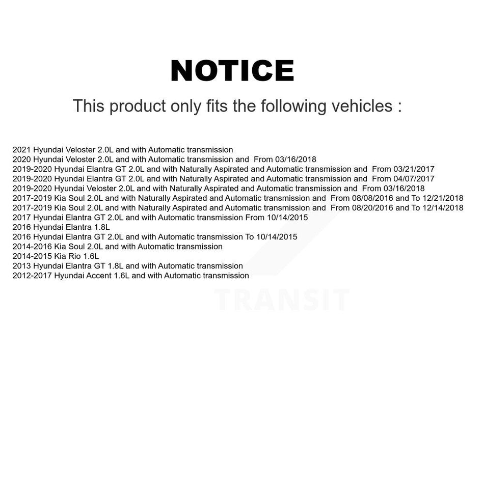Speed Sensor SEN-2VSS0306 For Hyundai Accent Kia Elantra GT Soul Rio Veloster