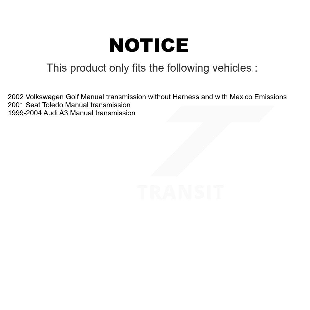 Vehicle Speed Sensor SEN-2VSS0617 For Volkswagen Golf Seat Audi A3 Toledo Manual transmission