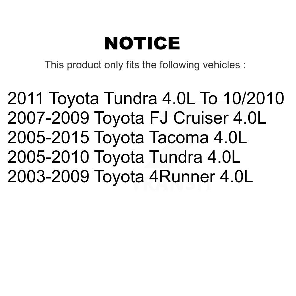 Right Engine Variable Valve Timing (VVT) Solenoid SEN-2VTS0014 For Toyota Tacoma Tundra 4Runner FJ