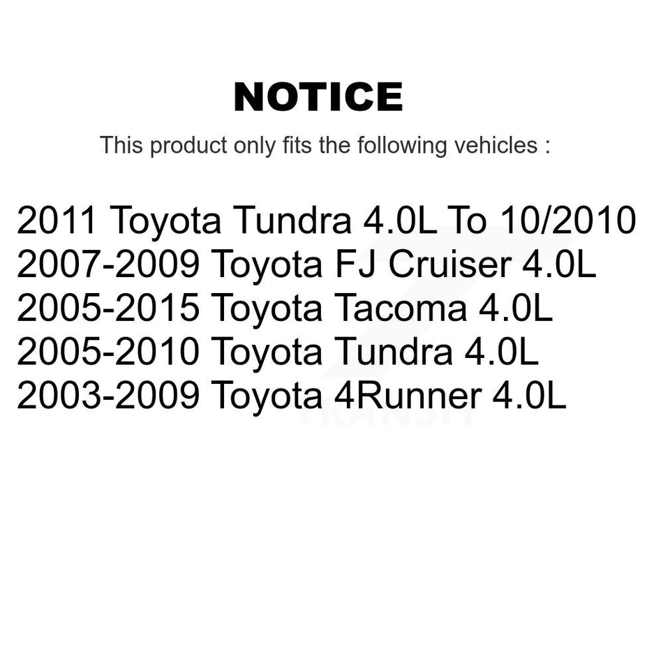 Right Engine Variable Valve Timing (VVT) Solenoid SEN-2VTS0014 For Toyota Tacoma Tundra 4Runner FJ