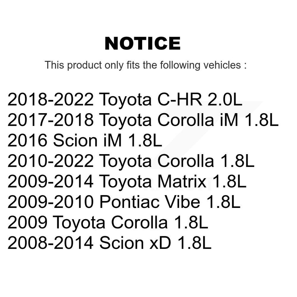 Exhaust Engine Variable Valve Timing (VVT) Solenoid SEN-2VTS0017 For Toyota Corolla Matrix C-HR Vibe