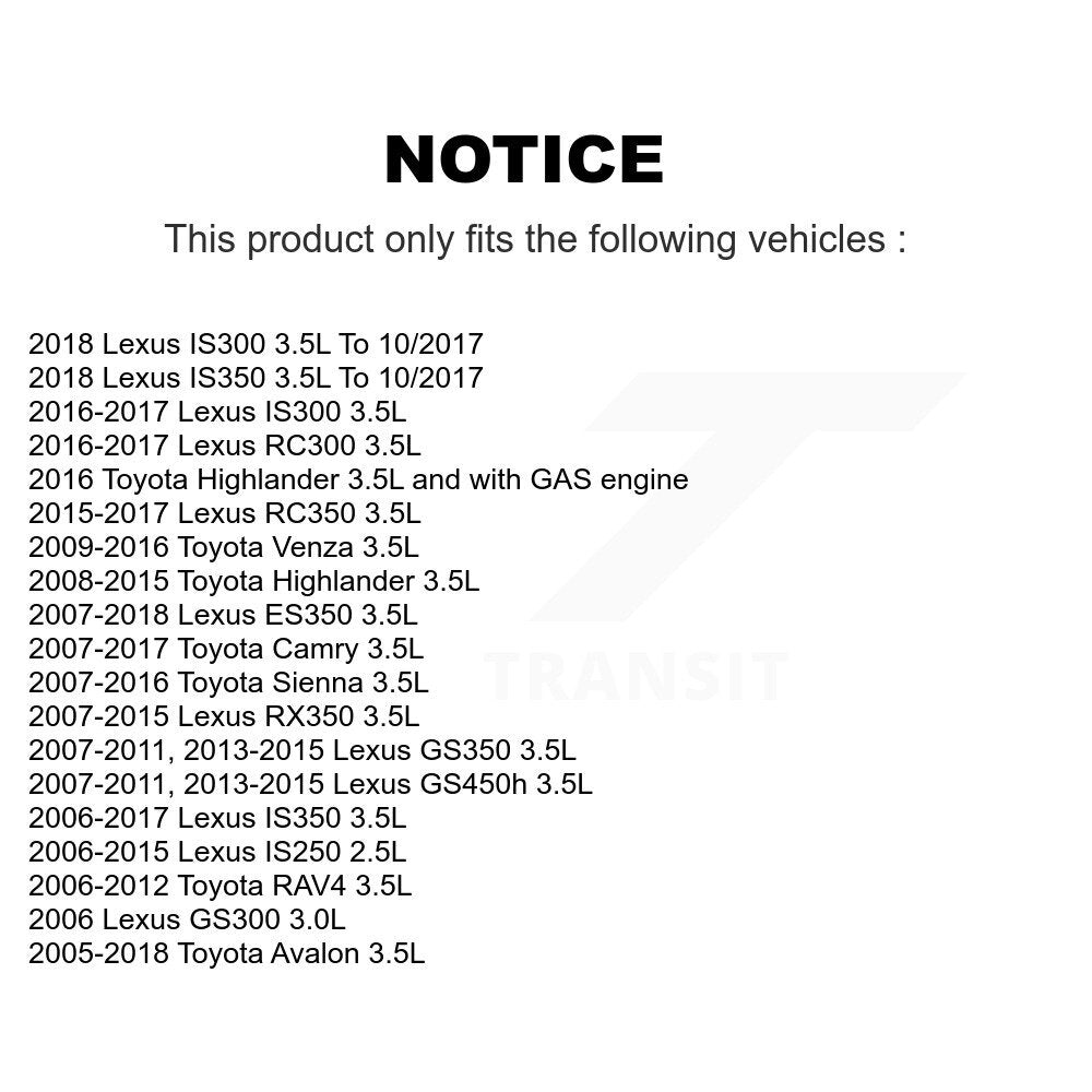 Exhaust Engine Variable Valve Timing (VVT) Solenoid SEN-2VTS0019 For Toyota Camry RAV4 Lexus Sienna