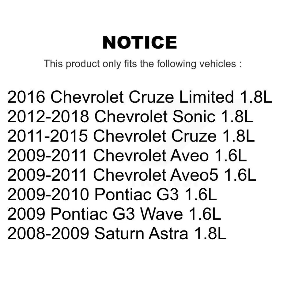 Engine Variable Valve Timing (VVT) Solenoid SEN-2VTS0032 For Chevrolet Cruze Sonic Limited Aveo G3