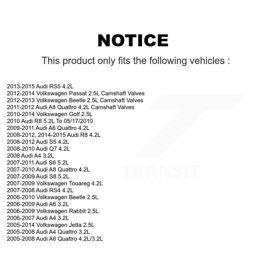 Engine Variable Valve Timing (VVT) Solenoid SEN-2VTS0035 For Volkswagen Jetta Golf Audi Passat A4 A6