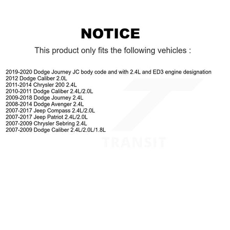 Exhaust Engine Variable Valve Timing (VVT) Solenoid SEN-2VTS0054 For Dodge Journey Jeep Patriot 200