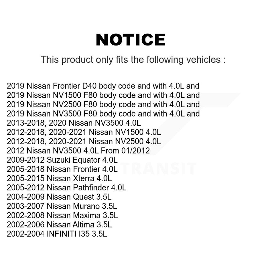 Engine Variable Valve Timing (VVT) Solenoid SEN-2VTS0071 For Nissan Frontier Altima Pathfinder Quest