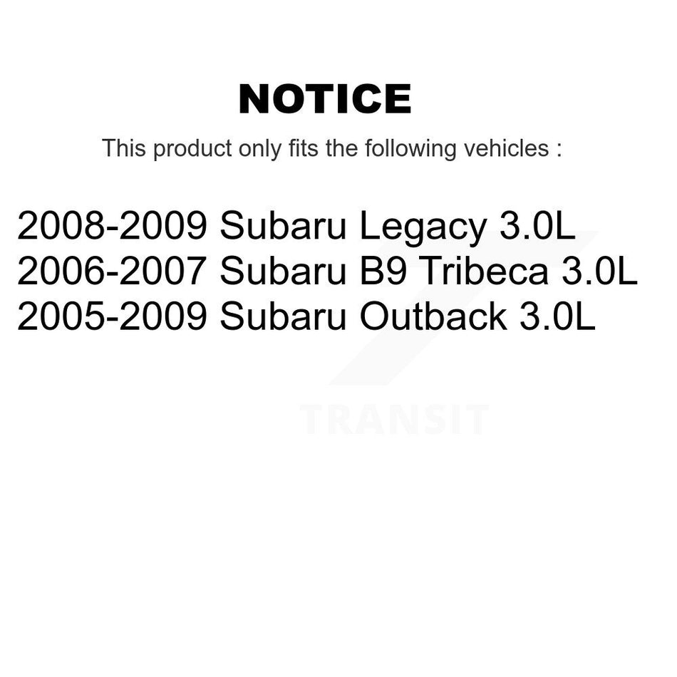 Left Engine Variable Valve Timing (VVT) Solenoid SEN-2VTS0073 For Subaru Outback Legacy B9 Tribeca