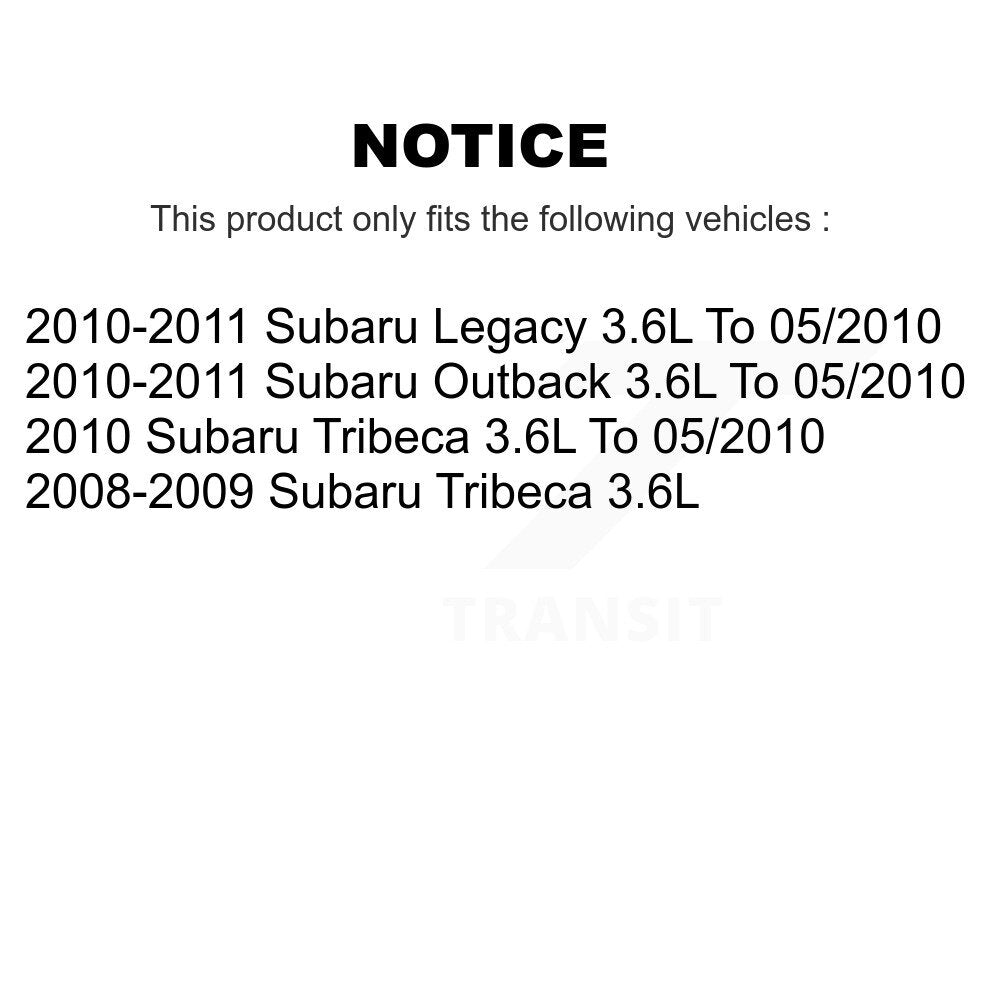 Right Engine Variable Valve Timing (VVT) Solenoid SEN-2VTS0080 For Subaru Outback Legacy Tribeca