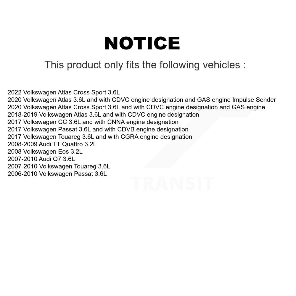 Engine Variable Valve Timing (VVT) Solenoid SEN-2VTS0085 For Volkswagen Atlas Passat Cross Sport Q7