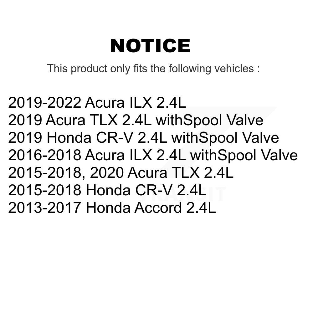 Engine Variable Valve Timing (VVT) Solenoid SEN-2VTS0138 For Honda CR-V Accord Acura TLX ILX 2.4L