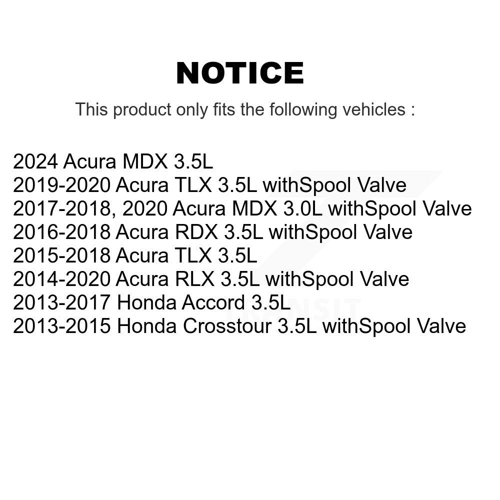 Engine Variable Valve Timing (VVT) Solenoid SEN-2VTS0139 For Honda Accord Acura RDX TLX MDX RLX