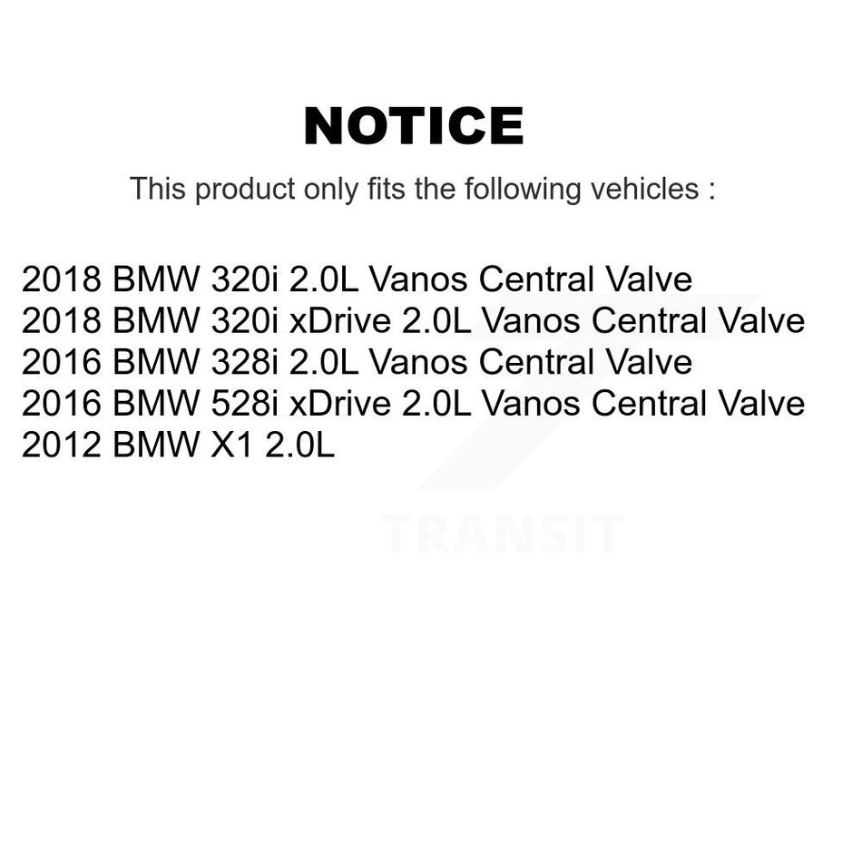 Engine Variable Valve Timing (VVT) Solenoid SEN-2VTS0216 For BMW X1 528i xDrive 328i 320i 2.0L