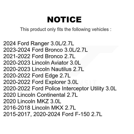 Engine Variable Valve Timing (VVT) Solenoid SEN-2VTS0238 For Ford F-150 Explorer Edge Bronco Lincoln