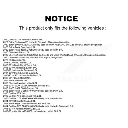 Exhaust Engine Variable Valve Timing (VVT) Solenoid SEN-2VTS0250 For Chevrolet Equinox GMC Malibu