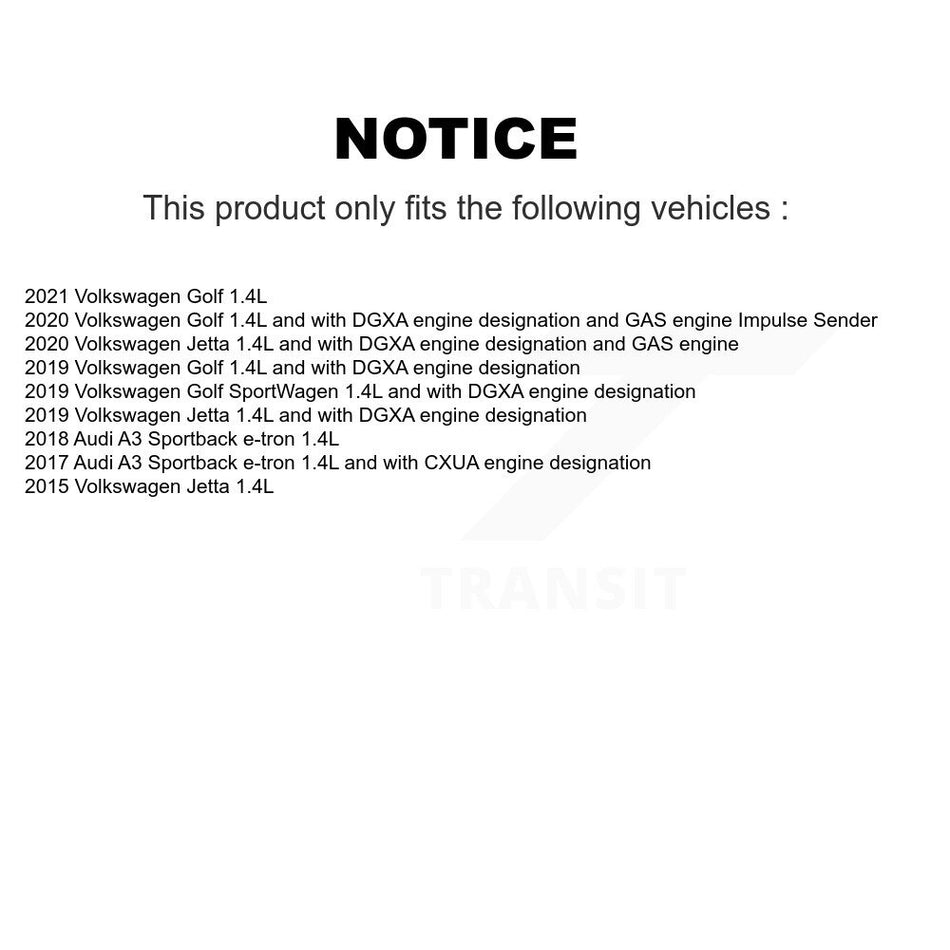 Engine Variable Valve Timing (VVT) Solenoid SEN-2VTS0547 For Volkswagen Jetta Golf SportWagen Audi