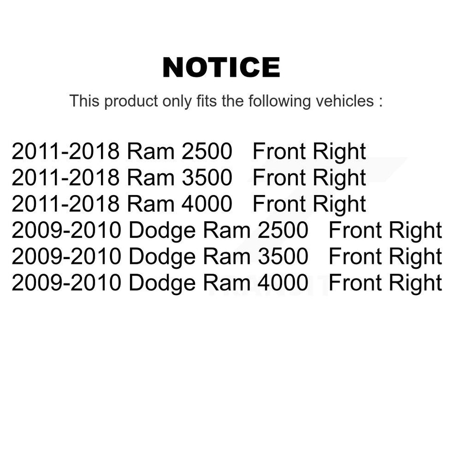 Front Right (Passenger Side) Disc Brake Caliper SLC-18B5172 For Ram 2500 3500 Dodge 4000