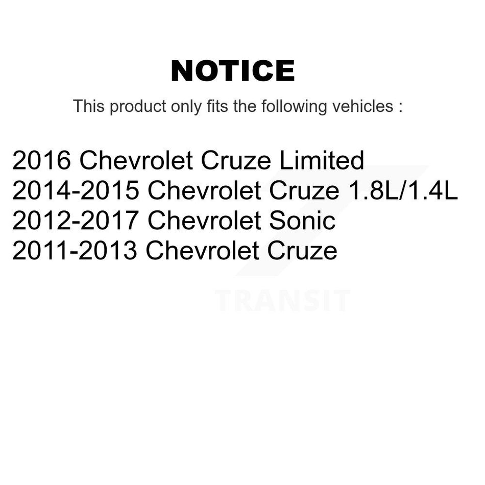 Front Left Disc Brake Caliper SLC-18B5308 For Chevrolet Cruze Sonic Limited