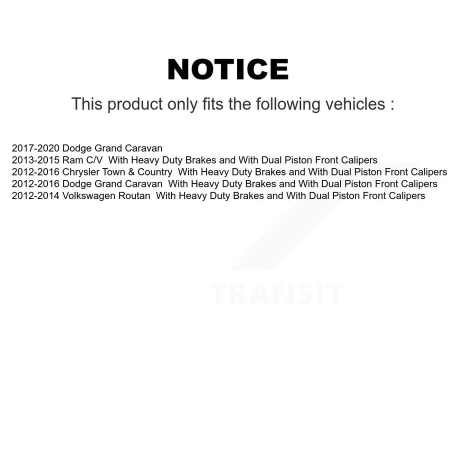 Rear Right Brake Caliper SLC-18B5398 For Dodge Grand Caravan Chrysler Town & Country Ram C/V Routan
